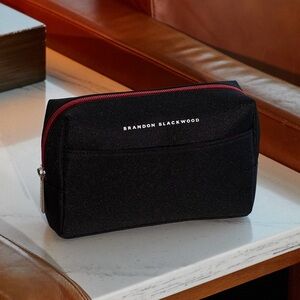 NWT LIMITED EDITION BRANDON BLACKWOOD AMENITY TRAVEL BAG/POUCH